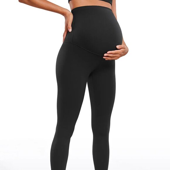 CRZ Yoga Butterluxe Maternity Leggings 28" Super High Waist Black M - Picture 5 of 8